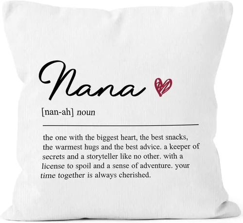Vista 8 de Abuela Definition Gifts - Funda de almohada de 18 x 18 pulgadas, funda de almohada de cumpleaños para abuela española, decoración cuadrada