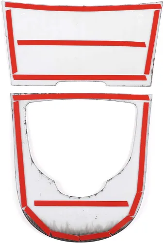 Vista 15 de YIWANG - Pegatinas para marco de consola central de Mercedes Benz Clase G W463 2019 2020, color plateado