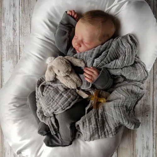 CHAREX Reborn - Muñecas de bebé recién nacido realistas de 18 pulgadas, muñeca de bebé niño de aspecto real, muñeca de bebé recién nacido de aspecto