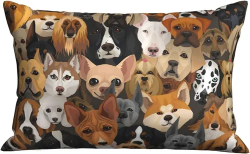 Vista 17 de Funda de almohada para cabello y piel, tamaño Queen (20 x 30 pulgadas), funda de almohada para decoración del hogar, microfibra cepillada suave