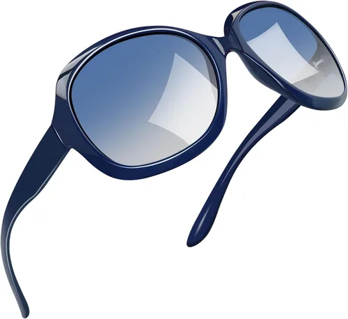 Vista 11 de Joopin - Gafas de sol polarizadas grandes y modernas para mujer, lentes de sol de conducción, UV protectoras, grandes B01-negro/Negro