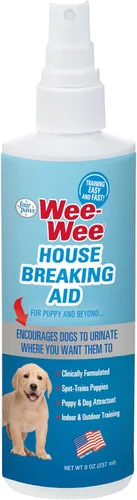 WEE Four Paws - Ayuda para cachorros y perros, 8 onzas en aerosol