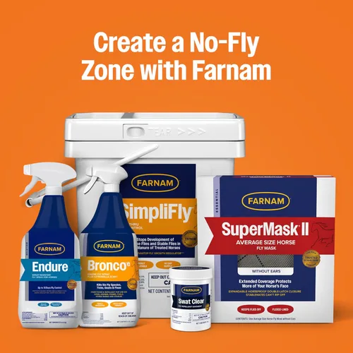Vista 9 de Farnam Broncoe Fly Spray Plus Citronella para caballos, perros y locales
