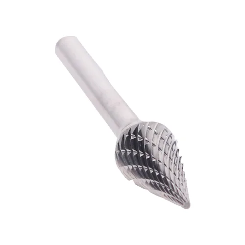 Vista 49 de Drill America SA-1 Rebaba de carburo/lima giratoria cilíndrica de doble corte para amoladora de troquel de 1/4" de diámetro x 5/8" de longitud