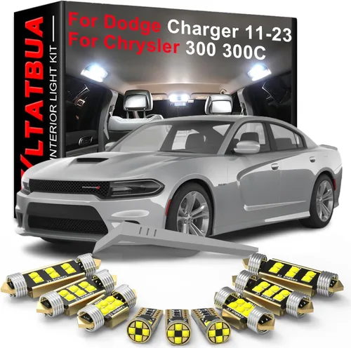 Kit de luz interior LED de repuesto para Dodge Charger Chrysler 300 300C 2011 2012 2013 2014 2015 2016 2017 2018 2019 2020 2021 2022 2023