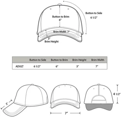 Vista 4 de Falari - 24/144 unidades de gorra de béisbol unisex, lisa y de tamaño ajustable, venta al por mayor