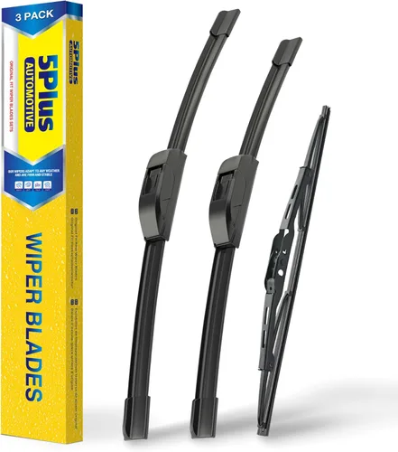 Vista 11 de 5 PLUS Limpiaparabrisas de repuesto para Jeep Wrangler JK 2008-2018, Jeep Wrangler 2007-2017 Premium para todo tipo de clima, limpiaparabrisas