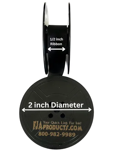 Vista 3 de Royal Quiet DeLuxe juego de 2 carretes dobles de cinta entintada para máquina de escribir