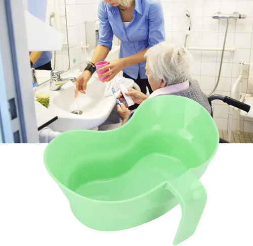 Vista 6 de Vomit Basin Cup Oral Care Small Washing Up Basins Brush Teeth Plastic Emesis Basins Bed Mouthwash Cup for Elderly Bedridden Patient Patients and