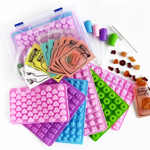 Vista 9 de HKNMTT Moldes redondos de silicona, 2 unidades, 12 cavidades de 2.1 pulgadas, cilindros cubiertos de chocolate, moldes para hornear antiadherentes