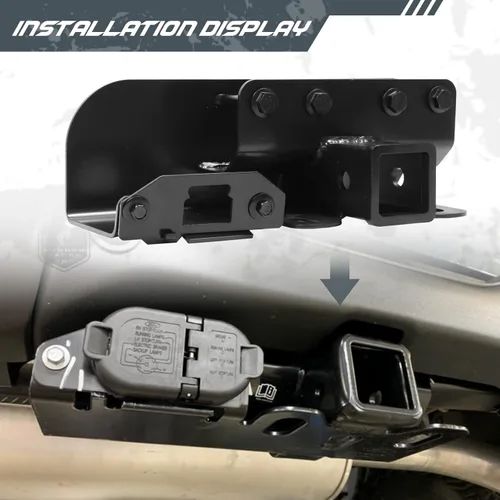 Vista 6 de Snailfly Ensamblaje de enganche de remolque de 5 cm para Ford Bronco 2021-2026 Receptor de enganche Clase 3, NO para Bronco