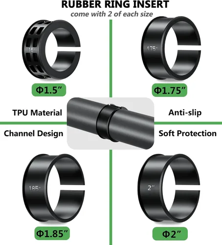 Vista 4 de 2 soportes de barra de luz UTV, soportes de montaje de luz LED de aleación de aluminio sólido para ATV UTV camión, abrazaderas de barra enrollable