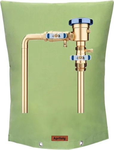 Vista 8 de Cubierta aislada de reflujo, cubiertas de tuberías para exteriores, protección contra la congelación de invierno, bolsa de aislamiento de tuberías