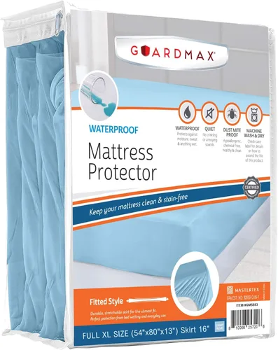Vista 38 de Guardmax Protector de Colchón de Punto Jersey Tamaño Twin - Cubierta de Colchón Impermeable y Resistente a Ácaros del Polvo con Bolsillos