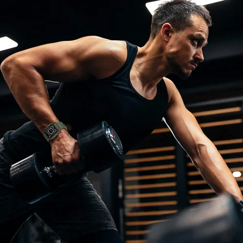 Vista 6 de OROBAY Correa resistente compatible con Apple Watch Band de 1.614 pulgadas, 1.575 pulgadas, 1.496 pulgadas con funda, correa a prueba de golpes