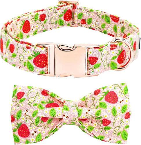 Vista 26 de Collar para perro, con estampado de tiburón, collar para cachorro, collar para mascotas, collar de lazo para perros, suave, duradero, ajustable