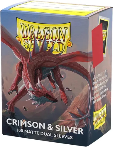 Vista 7 de Dragon Shield Fundas para cartas de tamaño estándar mate dual 100 unidades - Fundas TCG premium suaves y resistentes - Compatibles con Pokémon