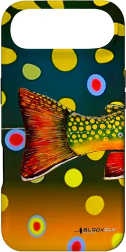 Vista 27 de Brook Trout Fly Fishing Trout Skin Phone Case by Black Fly Case for iPhone 17