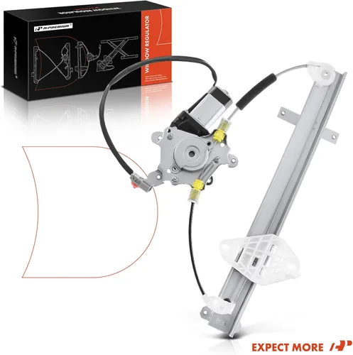 Vista 9 de A-Premium Elevalunas eléctrico compatible con Honda Fit 2006 2007 2008 L4 1.5L Hatchback trasero izquierdo con motor Compatible with Honda Fit