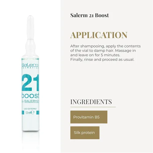 Vista 4 de SALERM - Mascarilla Concentrada 21 Ampollas Hidratantes para el Cabello - 8 x 0.4 fl oz - Repara el Cabello - Con Protector Térmico