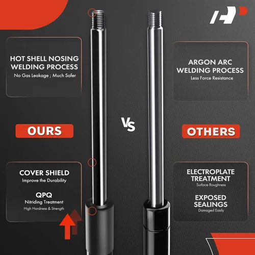 Vista 4 de A-Premium Soporte de elevación de capó delantero para Chevrolet Camaro 1998-2002 2-PC Set