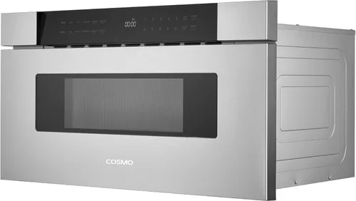 Vista 8 de COSMO COS-MWD3012NHSS 30 in. Haven Collection 1.2 pies cúbicos Cajón integrado para microondas, presets, controles táctiles, estante