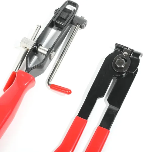 Vista 6 de RACOONA Kit de herramientas de abrazadera de arranque CV, accesorios para automóvil, alicates de eje de manguera automotriz con 8 abrazaderas