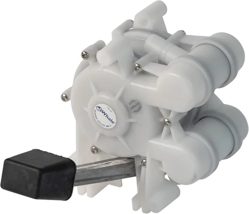 Whale Gusher Galley Mk3 - Bomba manual de agua dulce para cocina de agua dulce, con palanca de pie derecho, hasta 4 GPM GP0550 con pedal de pie,