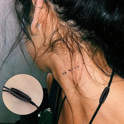 Vista 6 de 50 juegos de cierres de seguridad de liberación rápida para collares, conectores de cuentas de plástico de seguridad para fabricación de joyas Negro