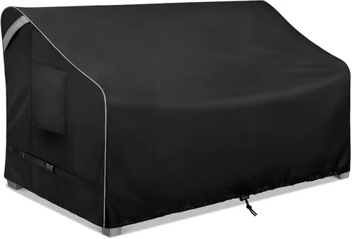 Vista 10 de COSFLY Fundas Impermeables para Sofás de Patio de Muebles de Exterior, Fundas para Sofás de Dos Plazas Exteriores que se Adaptan hasta 54A x 38P x