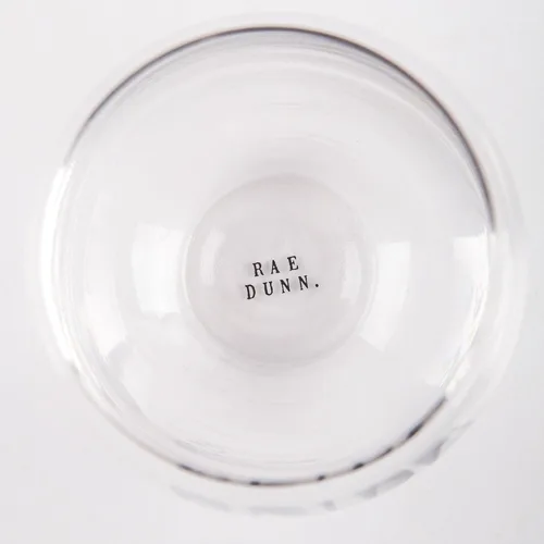 Vista 2 de RAE DUNN Copas de vino sin tallo - Juego de 2 Mr & Mrs