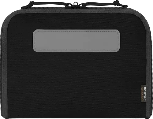 Vista 2 de Paquete de 3 fundas tácticas para pistola con parche reflectante, envoltura universal de funda CCW, panel de velcro (negro)