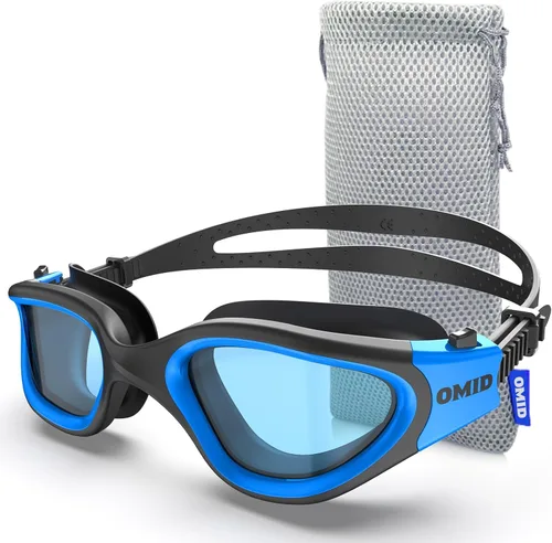 Vista 18 de OMID P2 Lite - Gafas de natación cómodas antivaho para hombres, mujeres, adultos y jóvenes