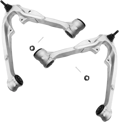 Vista 470 de Detroit Axle - Kit de suspensión frontal de 10 piezas para Chevy Trailblazer EXT GMC Envoy XL XUV Buick Rainier Isuzu Ascender Olds Bravada, brazos