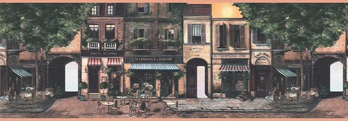 Vista 5 de Dundee Deco DDAZBD9151 - Borde de papel tapiz para despegar y pegar, diseño retro, 15 pies x 7 pulgadas, autoadhesivo