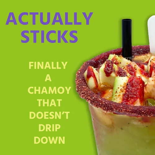 Vista 3 de Sapo's Miches Chamoy Rim Dip - Salsa de caramelo de tamarindo para bebidas, micheladas y cócteles, 8 onzas (Mango)
