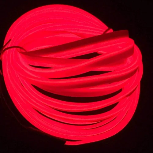 Vista 4 de ABALDI El Wire - Luces LED de neón para el interior del automóvil, kits de iluminación ambiental para Navidad, Halloween, decoración de automóvil