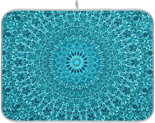 Vista 20 de Tapete de secado de platos súper absorbente, tapete de microfibra de secado rápido, 16 x 18 pulgadas, almohadilla de secado de platos de cocina