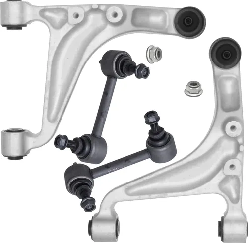 Vista 69 de Detroit Axle - Kit de brazos de control delanteros de 4 piezas para Nissan Cube 2009-2014, Nissan Versa 2007-2012 2 brazos de control inferiores