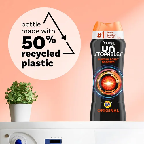Vista 8 de Downy Unstopables - Perlas potenciadoras de aroma para lavar la ropa, Tide Original, 13.4 onzas