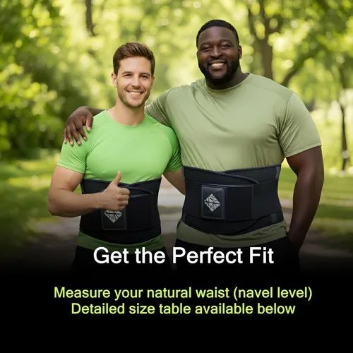 Vista 8 de Soporte para la Espalda – Cinturón Ergonómico de Soporte para la Espalda para Mujeres y Hombres, Soporte para la Espalda de Talla Grande para Dolor