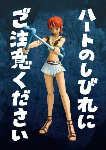 Vista 3 de Bandai Tamashii Nations Nami One Piece S.H.Figuarts Figura de acción