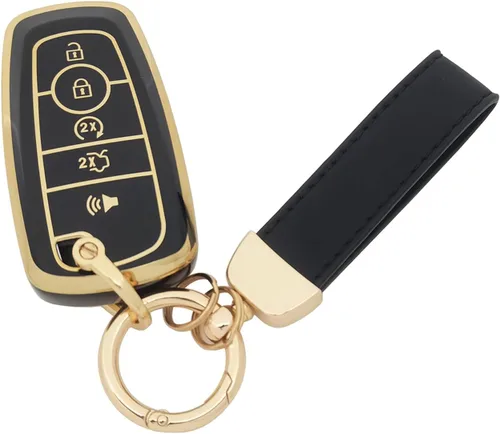 Funda para llavero de TPU para Ford Escape Expedition Explorer F150 F250 F350 F450 Mustang Lincoln Aviator Key Fob