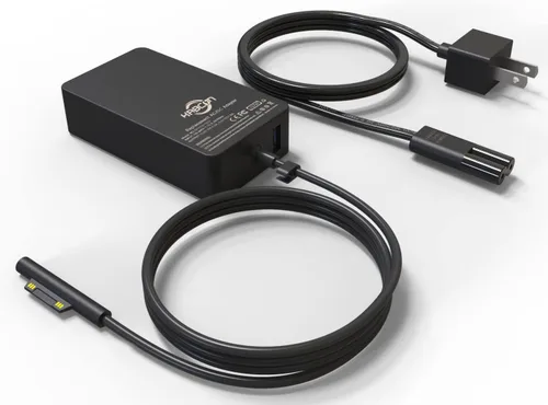 Cargador de 127 W para Microsoft Surface Book 3 2 1, Surface Laptop 7 6 5 Go2 Studio Go 4 3 2 1, Surface Pro 11 10 9 8 7+ X 7 6 5 4 3, Surface Go 3