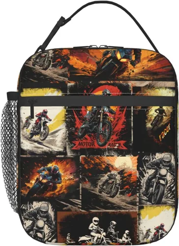 Vista 13 de Video Game Joystick Funny Portable Abstract Colorful Lunch Bag Insulated Lunch Box Reusable Totes For Women Men Work Picnic Camping