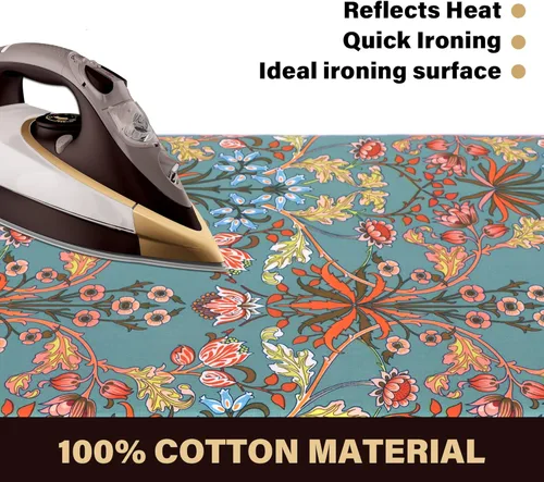 Vista 3 de Funda para tabla de planchar y almohadilla de instalación fácil Caius 15x54 - Borde elástico, cubierta para tabla de planchar de tamaño estándar
