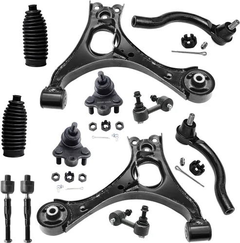 Vista 46 de Detroit Axle - Kit de suspensión frontal de 12 piezas para Toyota Corolla 2003 2004 2005 2006 2007 2008, 2 brazos de control inferiores, 2 rótulas