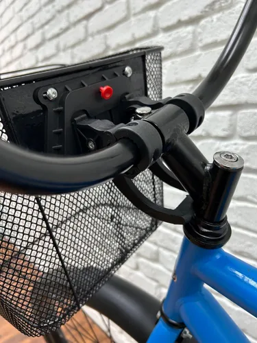 Vista 8 de AlveyTech Cesta de alambre frontal universal con accesorios de montaje de liberación rápida para bicicletas y scooters – Cestas de bicicleta grandes