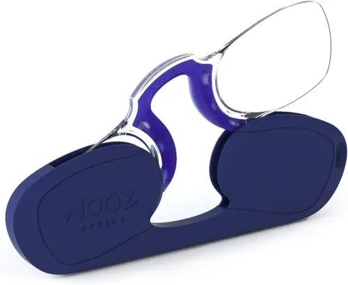 Vista 9 de NOOZ Armless Reading Glasses for Women & Men – Ultra-Lightweight 6g - Presbyopia Readers with Keychain Case - Rectangular