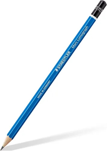 Vista 7 de STAEDTLER Mars Lumograph 2B - Lápiz de dibujo artístico de grafito, 6 lápices